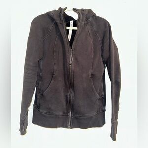 Lululemon Athletica Black Scuba Zip-Up Jacket